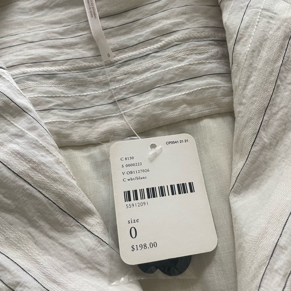 Linen pinstripe Free People blazer - Picture 5 of 5